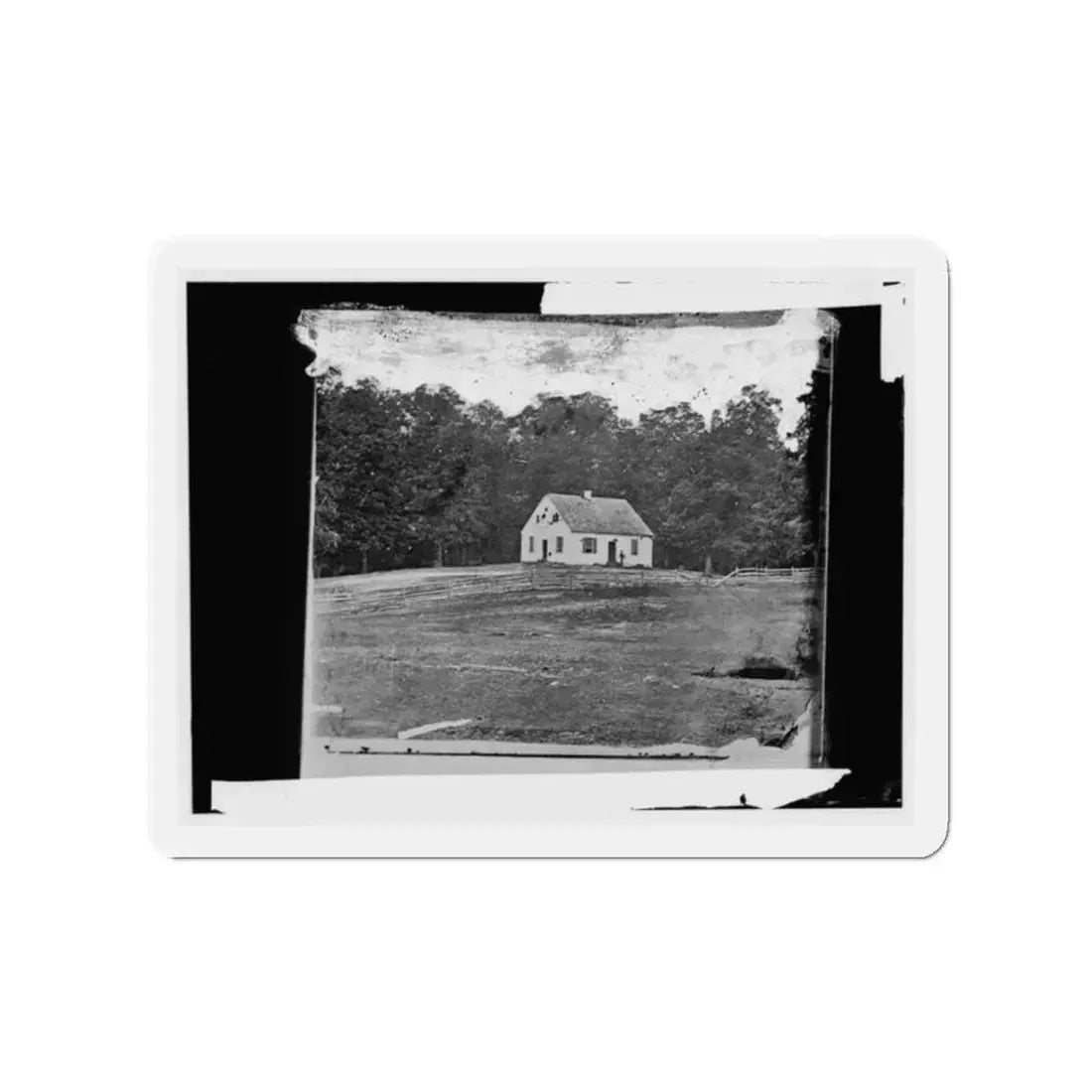 Antietam, Maryland. Dunker Church On Battlefield (U.S. Civil War) Refrigerator Magnet 2 Inch Die-Cut - The Sticker Space