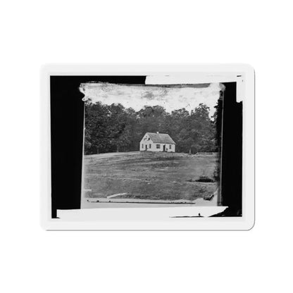 Antietam, Maryland. Dunker Church On Battlefield (U.S. Civil War) Refrigerator Magnet 2 Inch Die-Cut - The Sticker Space
