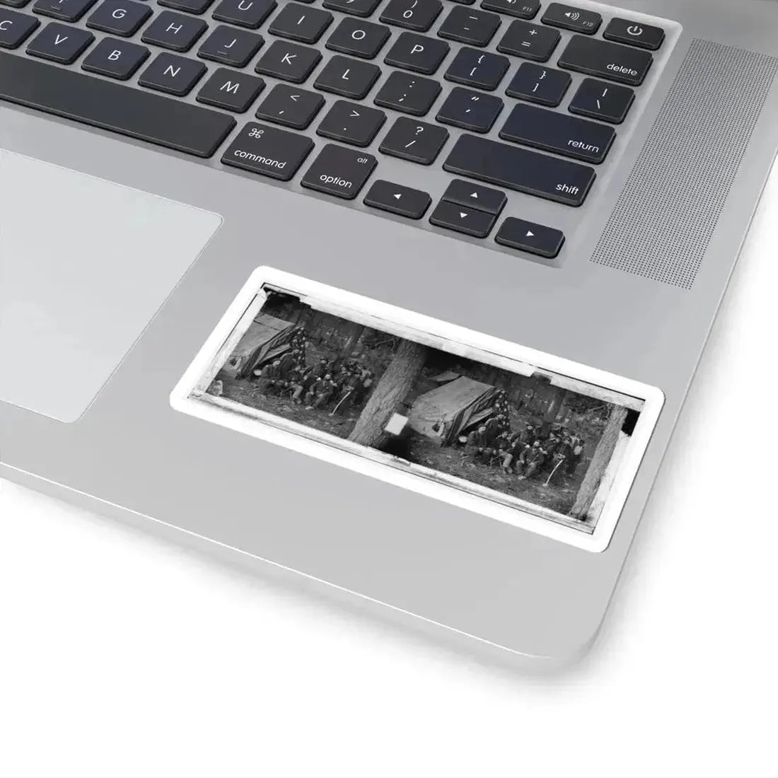 Antietam, Maryland. General John C. Caldwell and Staff on Battlefield (U.S. Civil War) STICKER Vinyl Kiss-Cut Decal - The Sticker Space