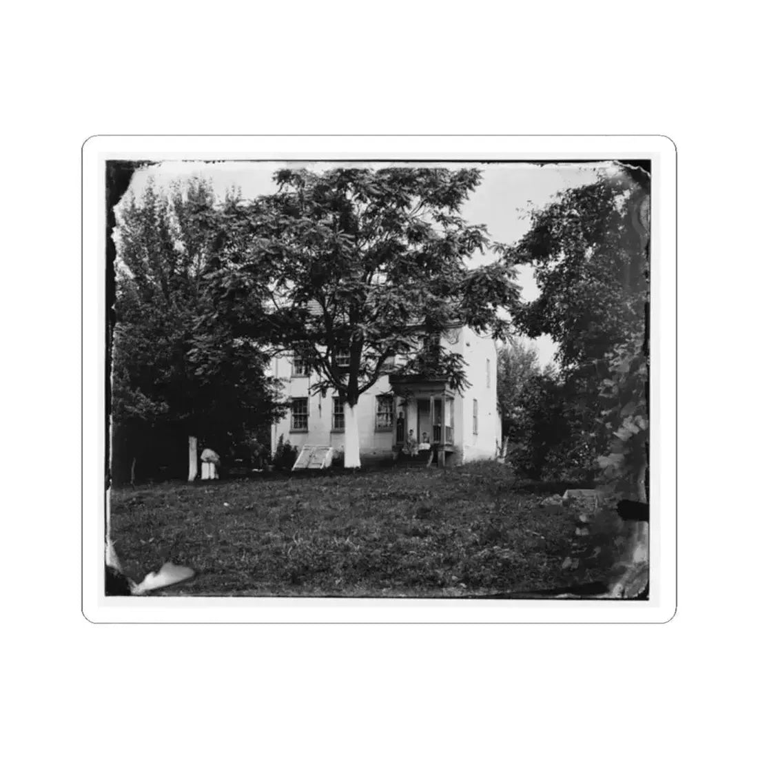 Antietam, Maryland. Miller House (U.S. Civil War) STICKER Vinyl Kiss-Cut Decal 2 Inch White - The Sticker Space