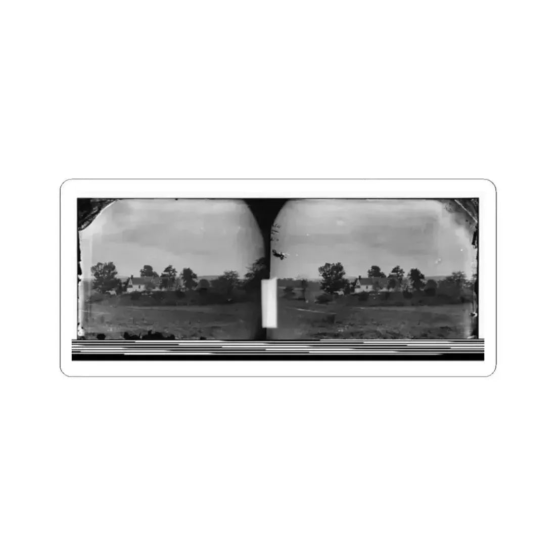 Antietam, Maryland. Rullet's House on the Battlefield (U.S. Civil War) STICKER Vinyl Kiss-Cut Decal 2 Inch White - The Sticker Space