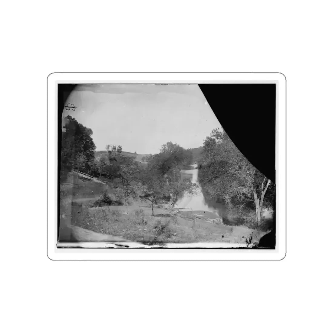 Antietam, Maryland. View On Antietam Creek (U.S. Civil War) STICKER Vinyl Die-Cut Decal - The Sticker Space