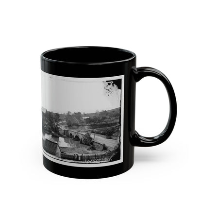 Antietam, Maryland. Antietam Bridge, Looking Across Stream (U.S. Civil War) Black Coffee Mug