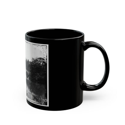 Antietam, Maryland. Antietam Bridge, Looking Down Stream (U.S. Civil War) Black Coffee Mug