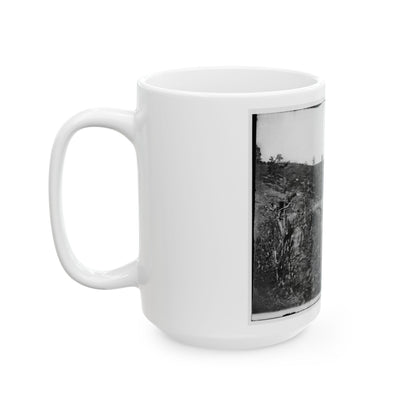 Antietam, Maryland. Antietam Bridge, Looking Down Stream (U.S. Civil War) White Coffee Mug