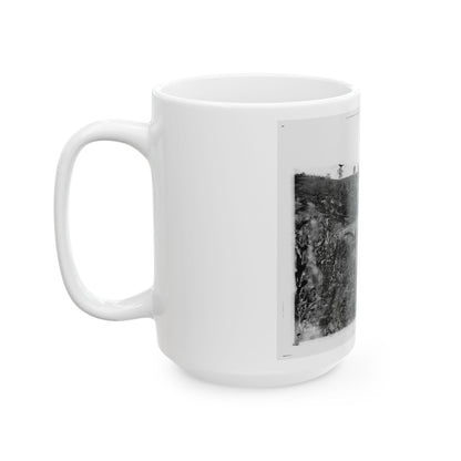 Antietam, Maryland. Antietam Bridge Looking Down Stream (U.S. Civil War) White Coffee Mug