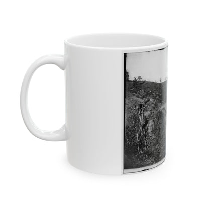 Antietam, Maryland. Antietam Bridge, Looking Down Stream (U.S. Civil War) White Coffee Mug