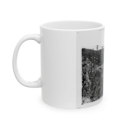 Antietam, Maryland. Antietam Bridge Looking Down Stream (U.S. Civil War) White Coffee Mug