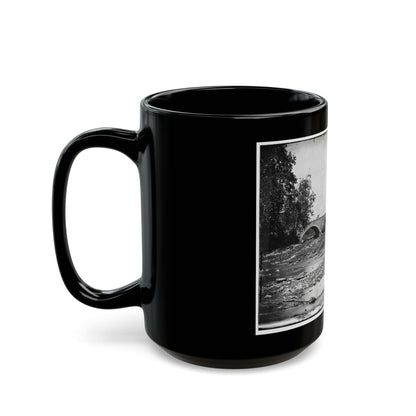 Antietam, Maryland. Antietam Bridge On Sharpsburg And Boonsboro Turnpike (U.S. Civil War) Black Coffee Mug