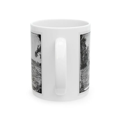 Antietam, Maryland. Antietam Bridge On Sharpsburg And Boonsboro Turnpike(2) (U.S. Civil War) White Coffee Mug-The Sticker Space