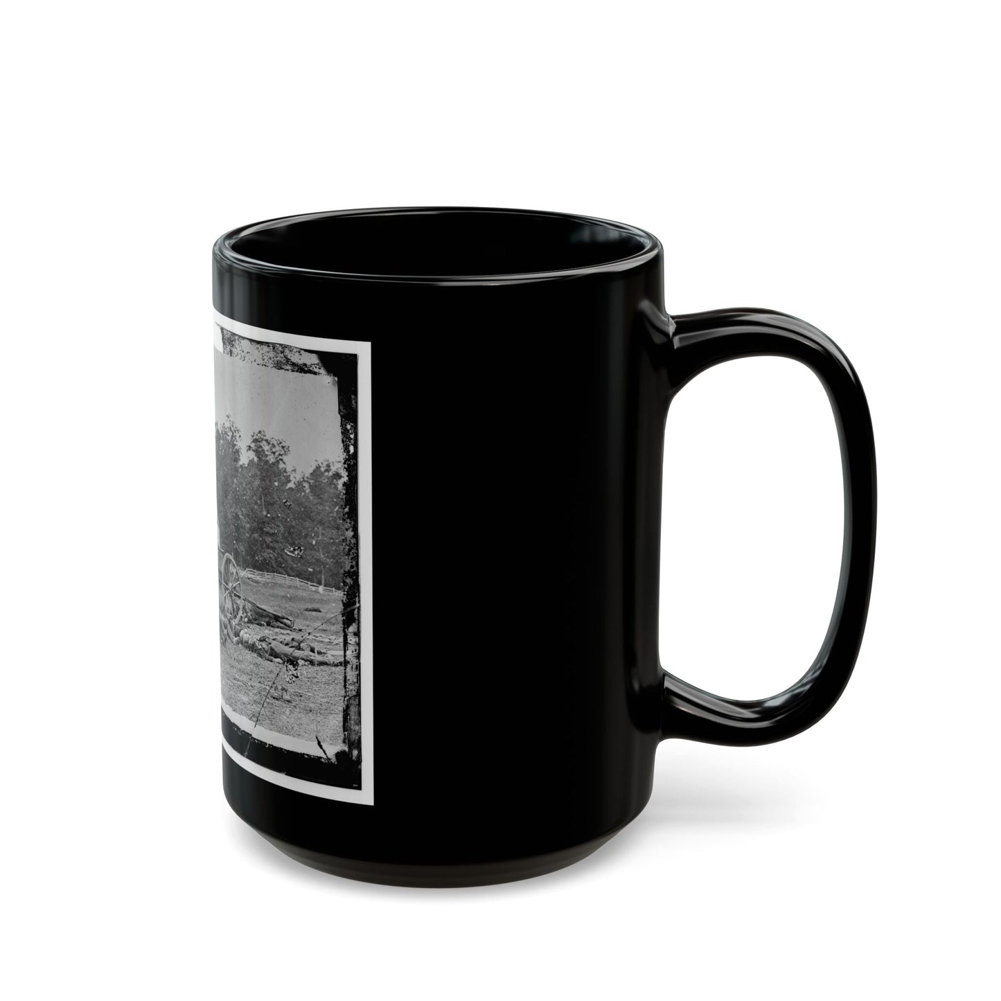 Antietam, Maryland. Bodies In Front Of The Dunker Church (U.S. Civil War) Black Coffee Mug