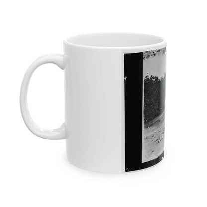 Antietam, Maryland. Bodies In Front Of The Dunker Church (U.S. Civil War) White Coffee Mug