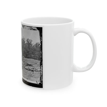 Antietam, Maryland. Bodies In Front Of The Dunker Church (U.S. Civil War) White Coffee Mug