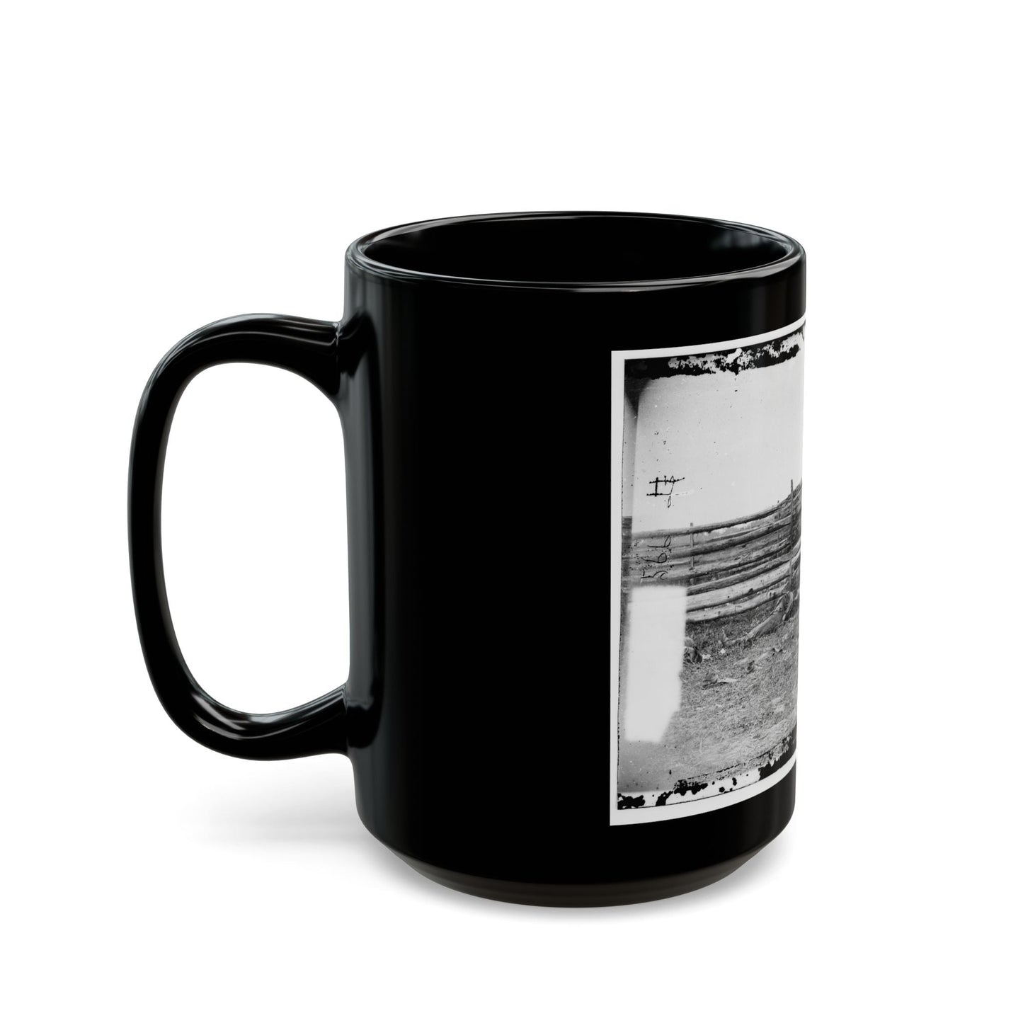 Antietam, Maryland. Bodies Of Confederate Soldiers By Fence On Hagerstown Pike (U.S. Civil War) Black Coffee Mug