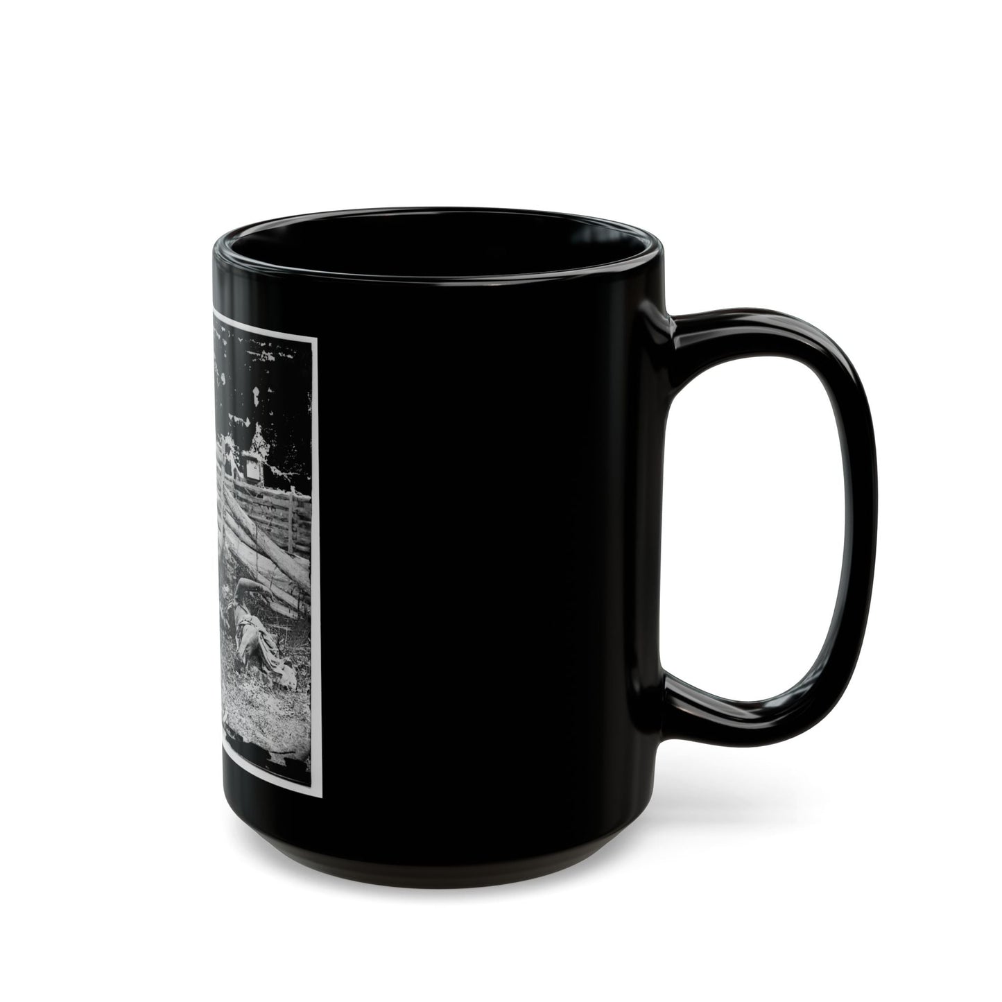 Antietam, Maryland. Bodies Of Dead, Louisiana Regiment (U.S. Civil War) Black Coffee Mug