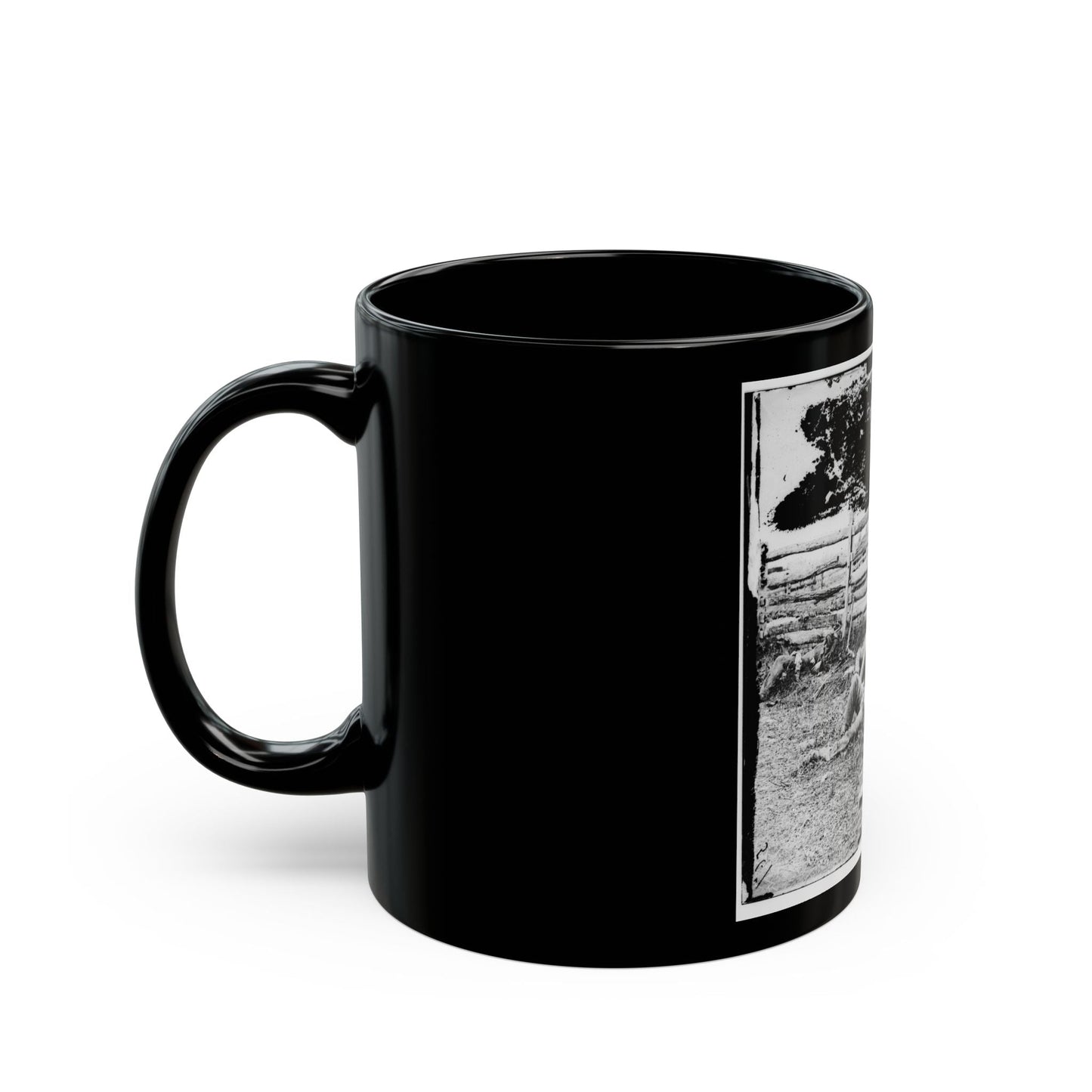 Antietam, Maryland. Bodies Of Dead, Louisiana Regiment (U.S. Civil War) Black Coffee Mug