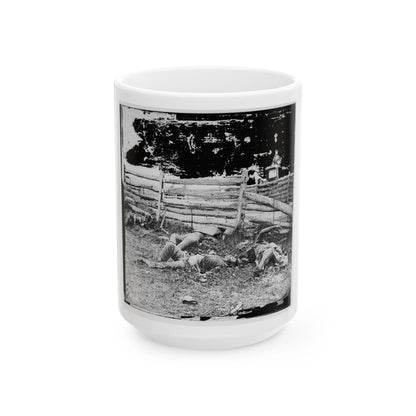 Antietam, Maryland. Bodies Of Dead, Louisiana Regiment (U.S. Civil War) White Coffee Mug