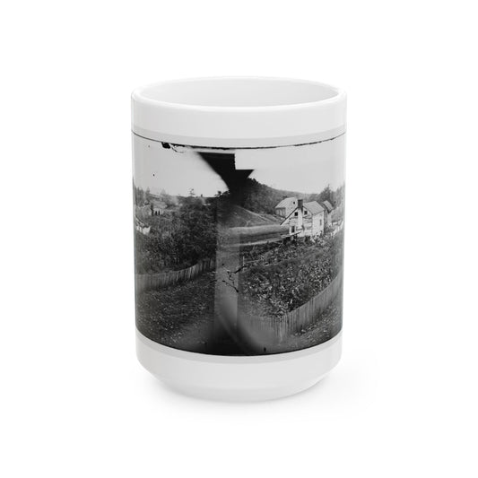 Antietam, Maryland. Bridge Across The Antietam. Northeast View (U.S. Civil War) White Coffee Mug