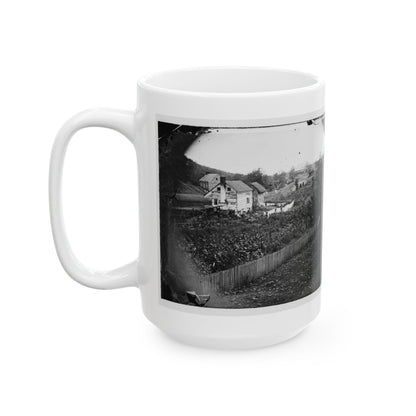 Antietam, Maryland. Bridge Across The Antietam. Northeast View (U.S. Civil War) White Coffee Mug