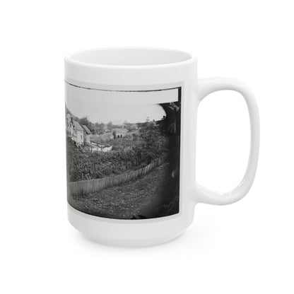 Antietam, Maryland. Bridge Across The Antietam. Northeast View (U.S. Civil War) White Coffee Mug