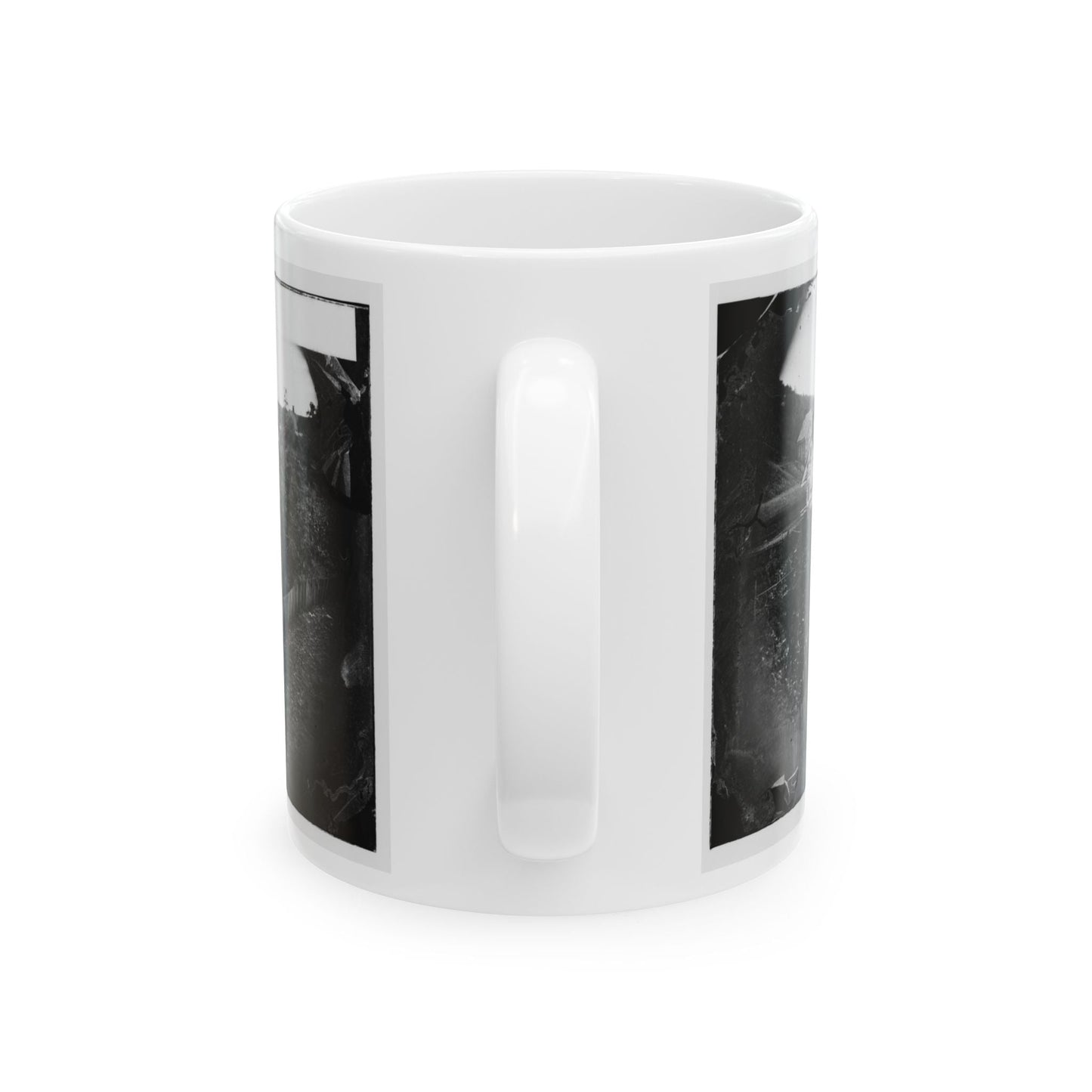 Antietam, Maryland. Bridge Across The Antietam. Northeast View (U.S. Civil War) White Coffee Mug