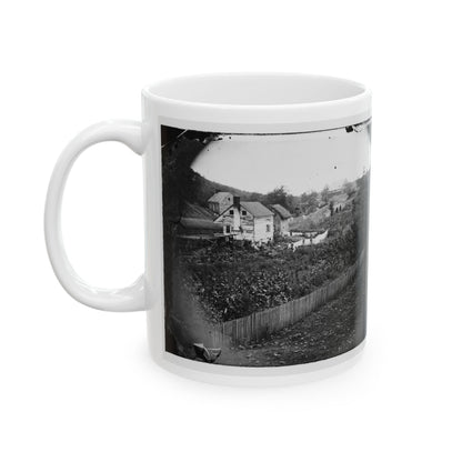 Antietam, Maryland. Bridge Across The Antietam. Northeast View (U.S. Civil War) White Coffee Mug