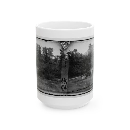 Antietam, Maryland. Burnside Bridge Across The Antietam 001 (U.S. Civil War) White Coffee Mug