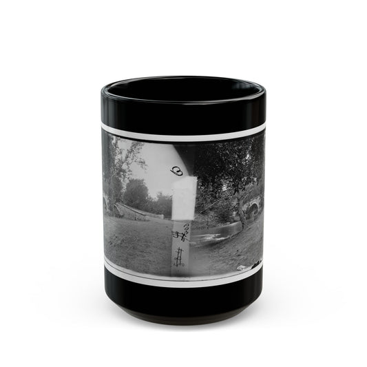 Antietam, Maryland. Burnside Bridge Across The Antietam (U.S. Civil War) Black Coffee Mug