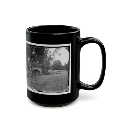 Antietam, Maryland. Burnside Bridge Across The Antietam (U.S. Civil War) Black Coffee Mug