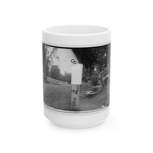 Antietam, Maryland. Burnside Bridge Across The Antietam (U.S. Civil War) White Coffee Mug