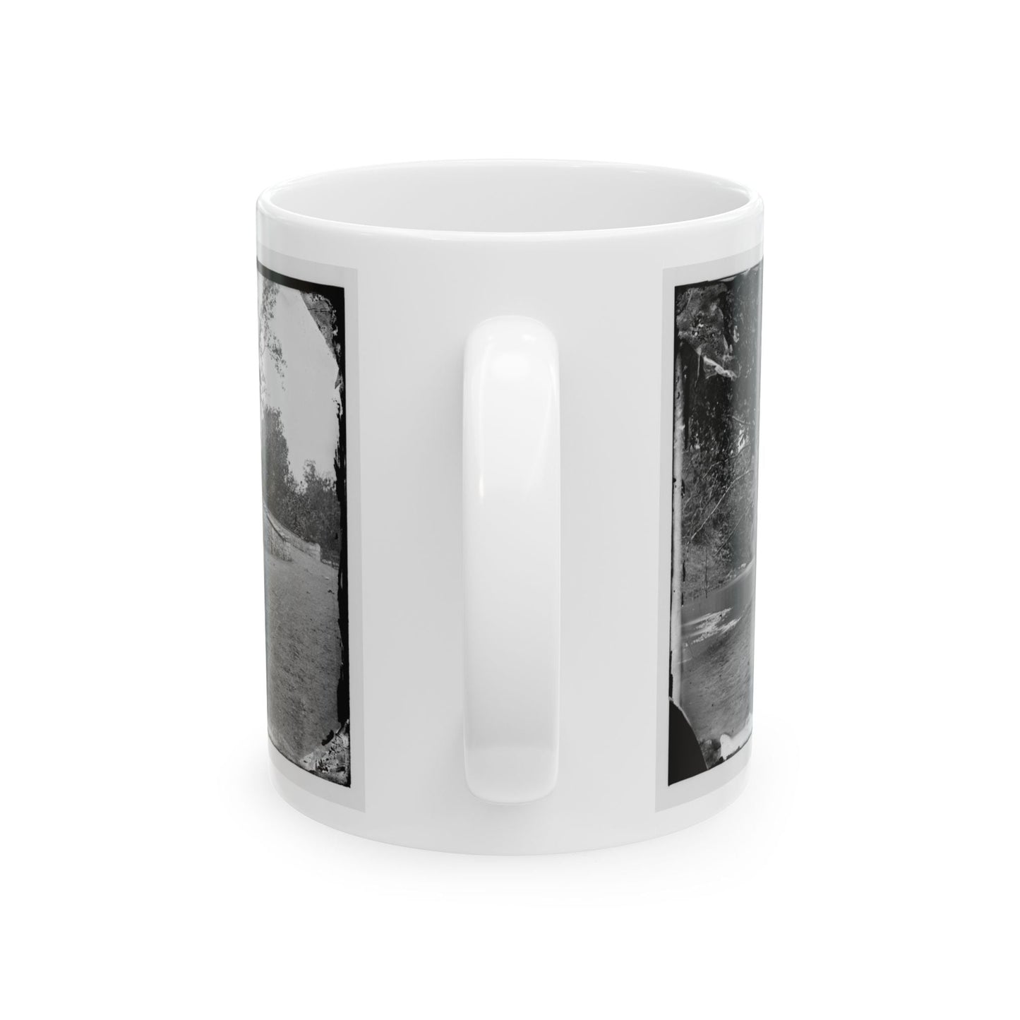 Antietam, Maryland. Burnside Bridge Across The Antietam (U.S. Civil War) White Coffee Mug