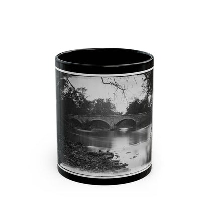 Antietam, Maryland. Burnside Bridge Across The Antietam. Southwest View (U.S. Civil War) Black Coffee Mug