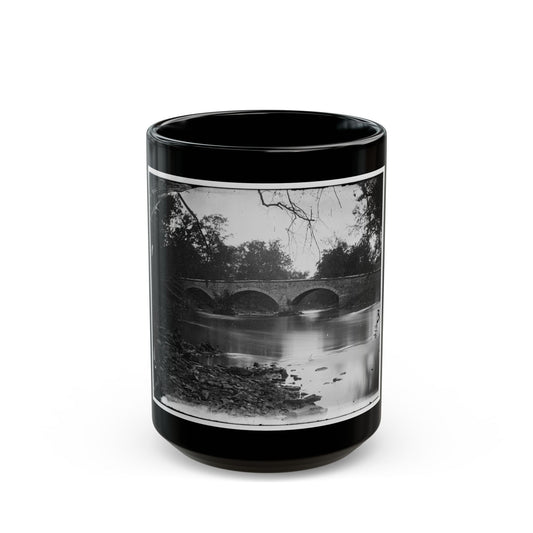 Antietam, Maryland. Burnside Bridge Across The Antietam. Southwest View (U.S. Civil War) Black Coffee Mug