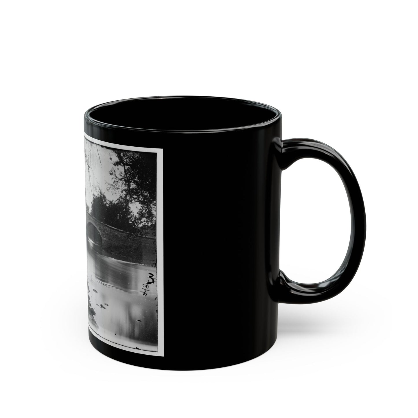 Antietam, Maryland. Burnside Bridge Across The Antietam. Southwest View (U.S. Civil War) Black Coffee Mug