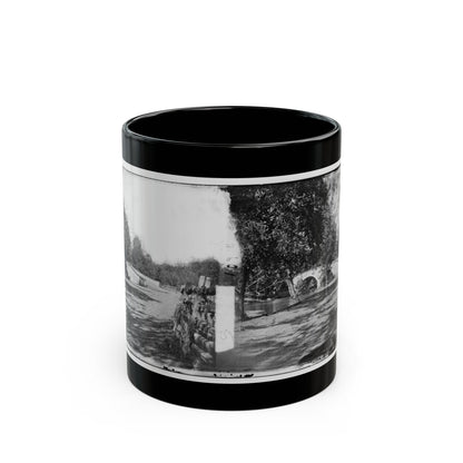 Antietam, Maryland. Burnside Bridge From The Southeast (U.S. Civil War) Black Coffee Mug