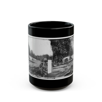 Antietam, Maryland. Burnside Bridge From The Southeast (U.S. Civil War) Black Coffee Mug