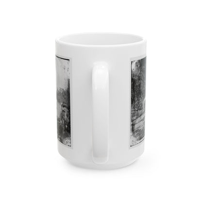 Antietam, Maryland. Burnside Bridge From The Southeast (U.S. Civil War) White Coffee Mug