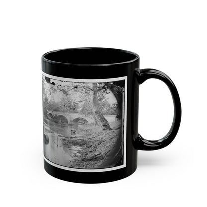 Antietam, Maryland. Burnside Bridge, Looking Up Stream (U.S. Civil War) Black Coffee Mug