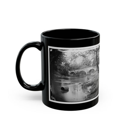 Antietam, Maryland. Burnside Bridge, Looking Up Stream (U.S. Civil War) Black Coffee Mug