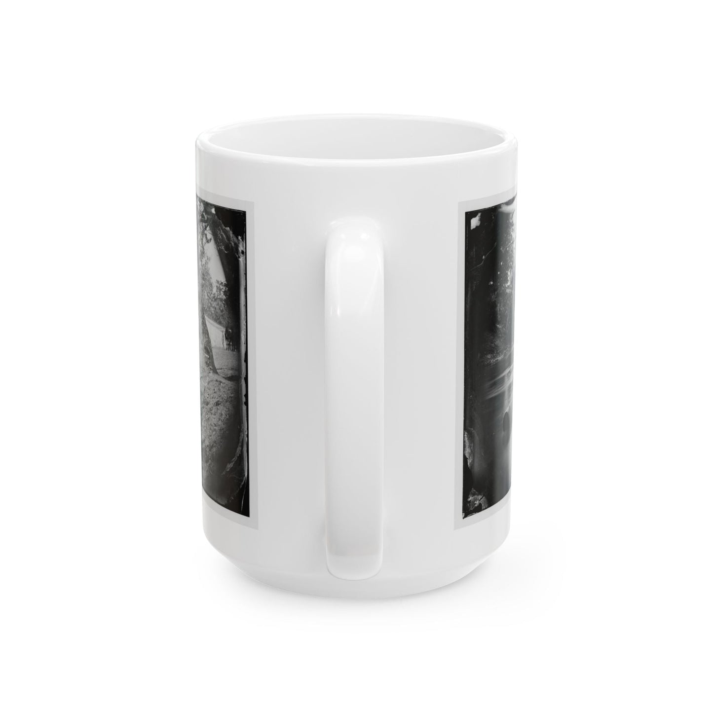 Antietam, Maryland. Burnside Bridge, Looking Up Stream (U.S. Civil War) White Coffee Mug