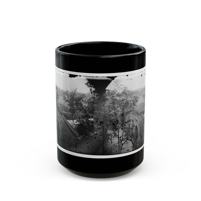 Antietam, Maryland. Burnside Bridge. Photographed From A Tree (U.S. Civil War) Black Coffee Mug