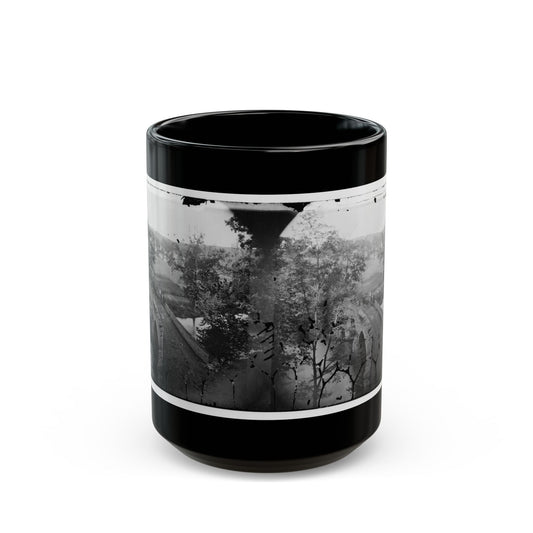 Antietam, Maryland. Burnside Bridge. Photographed From A Tree (U.S. Civil War) Black Coffee Mug