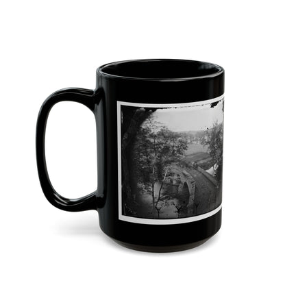 Antietam, Maryland. Burnside Bridge. Photographed From A Tree (U.S. Civil War) Black Coffee Mug