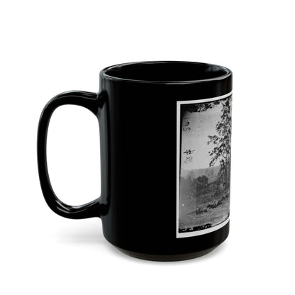 Antietam, Maryland. Burying The Dead Confederate Soldiers (U.S. Civil War) Black Coffee Mug