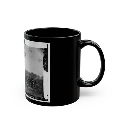 Antietam, Maryland. Burying The Dead Confederate Soldiers (U.S. Civil War) Black Coffee Mug