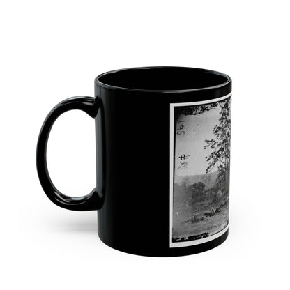 Antietam, Maryland. Burying The Dead Confederate Soldiers (U.S. Civil War) Black Coffee Mug