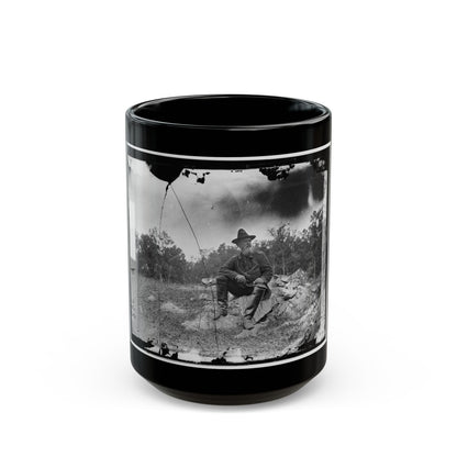 Antietam, Maryland. Col. Turner G. Morehead, 106th Pennsylvania Volunteers (U.S. Civil War) Black Coffee Mug-15oz-The Sticker Space