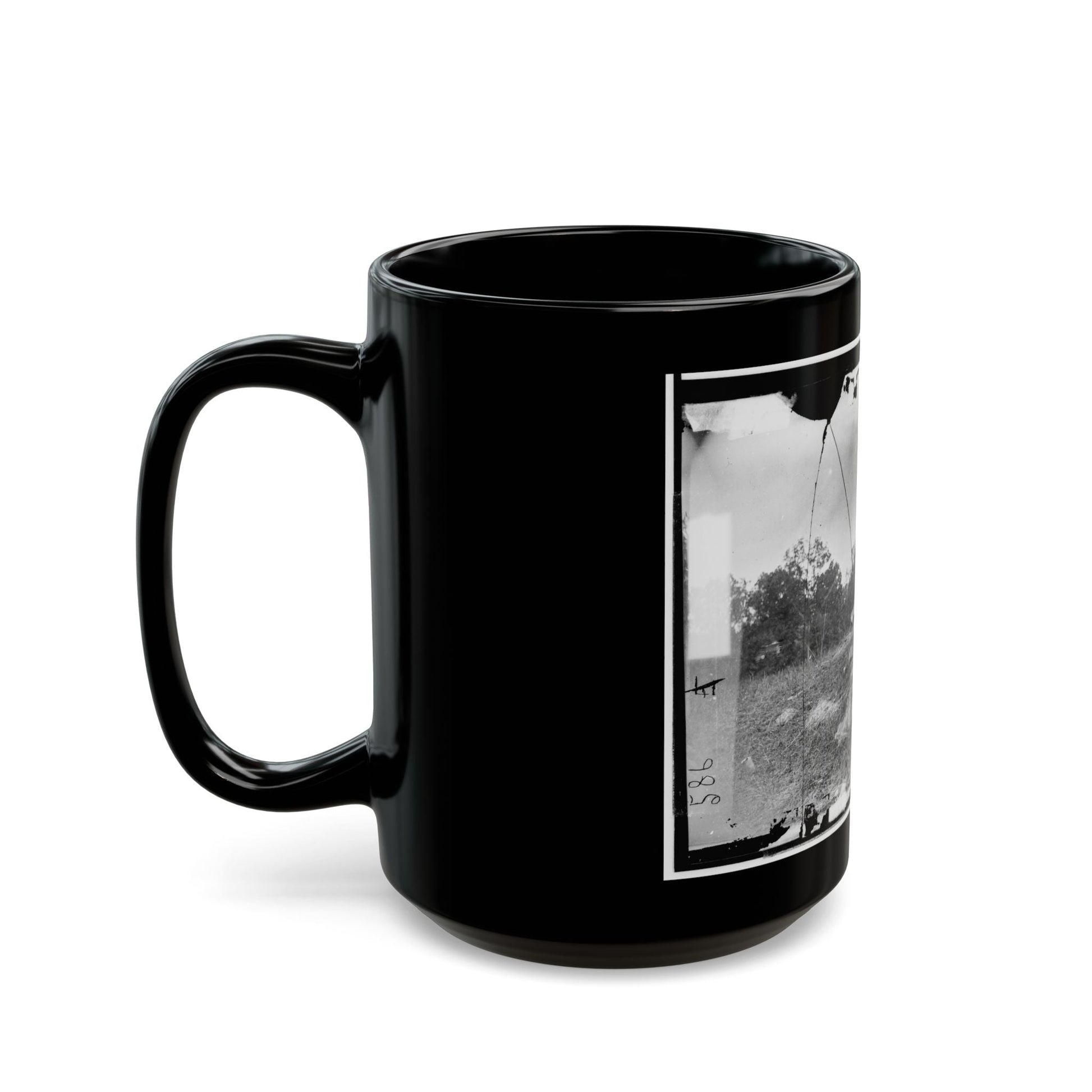 Antietam, Maryland. Col. Turner G. Morehead, 106th Pennsylvania Volunteers (U.S. Civil War) Black Coffee Mug-The Sticker Space