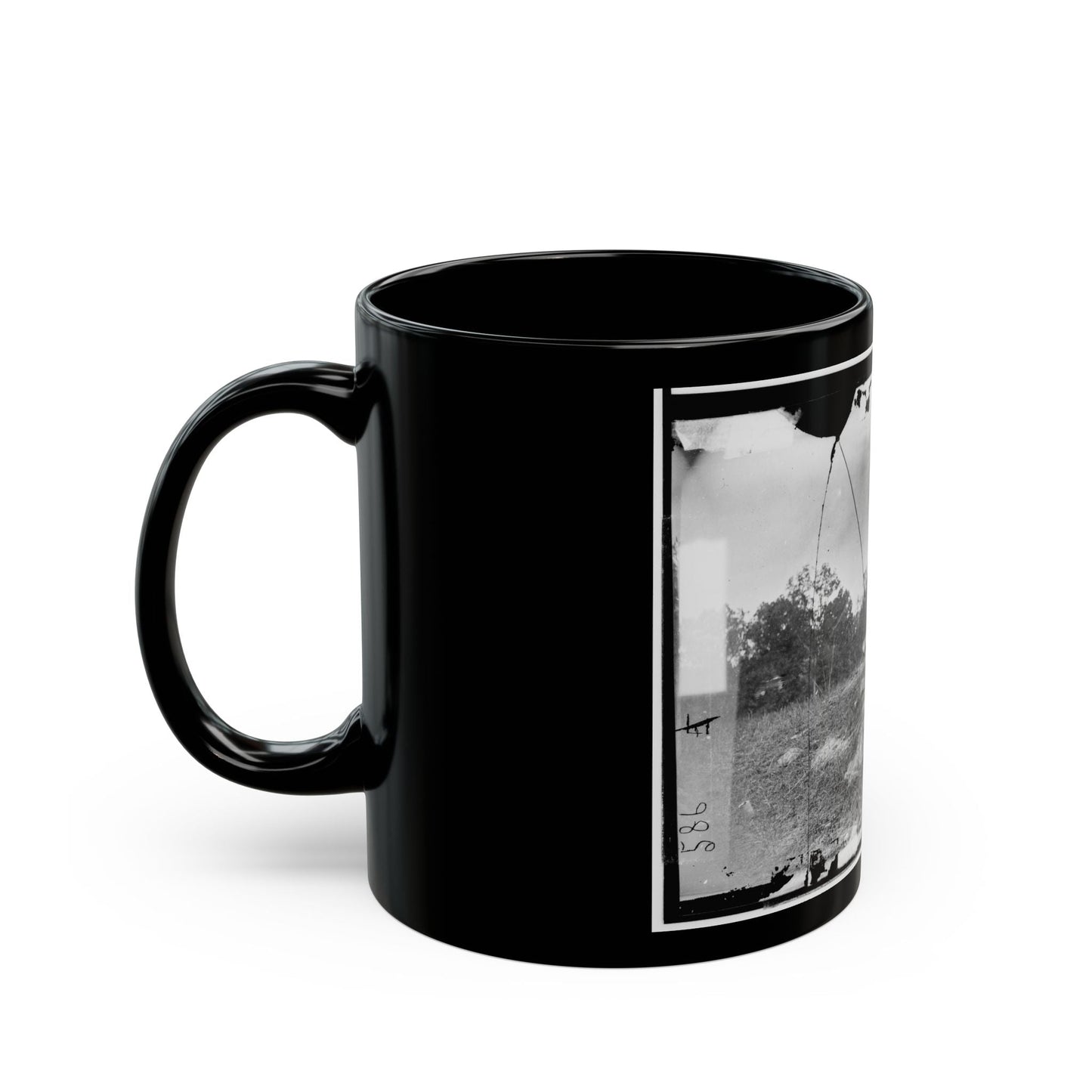 Antietam, Maryland. Col. Turner G. Morehead, 106th Pennsylvania Volunteers (U.S. Civil War) Black Coffee Mug-The Sticker Space