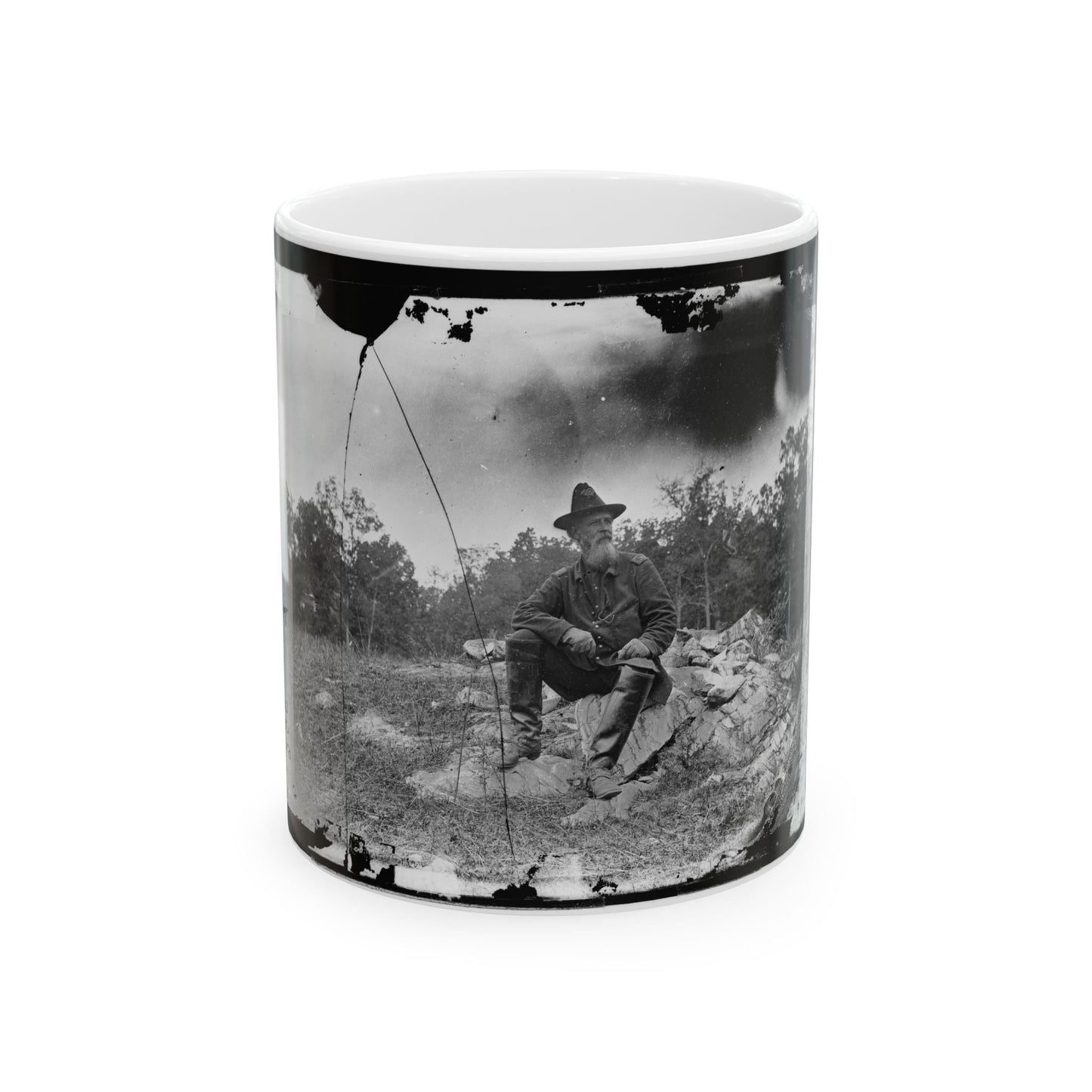 Antietam, Maryland. Col. Turner G. Morehead, 106th Pennsylvania Volunteers (U.S. Civil War) White Coffee Mug-11oz-The Sticker Space